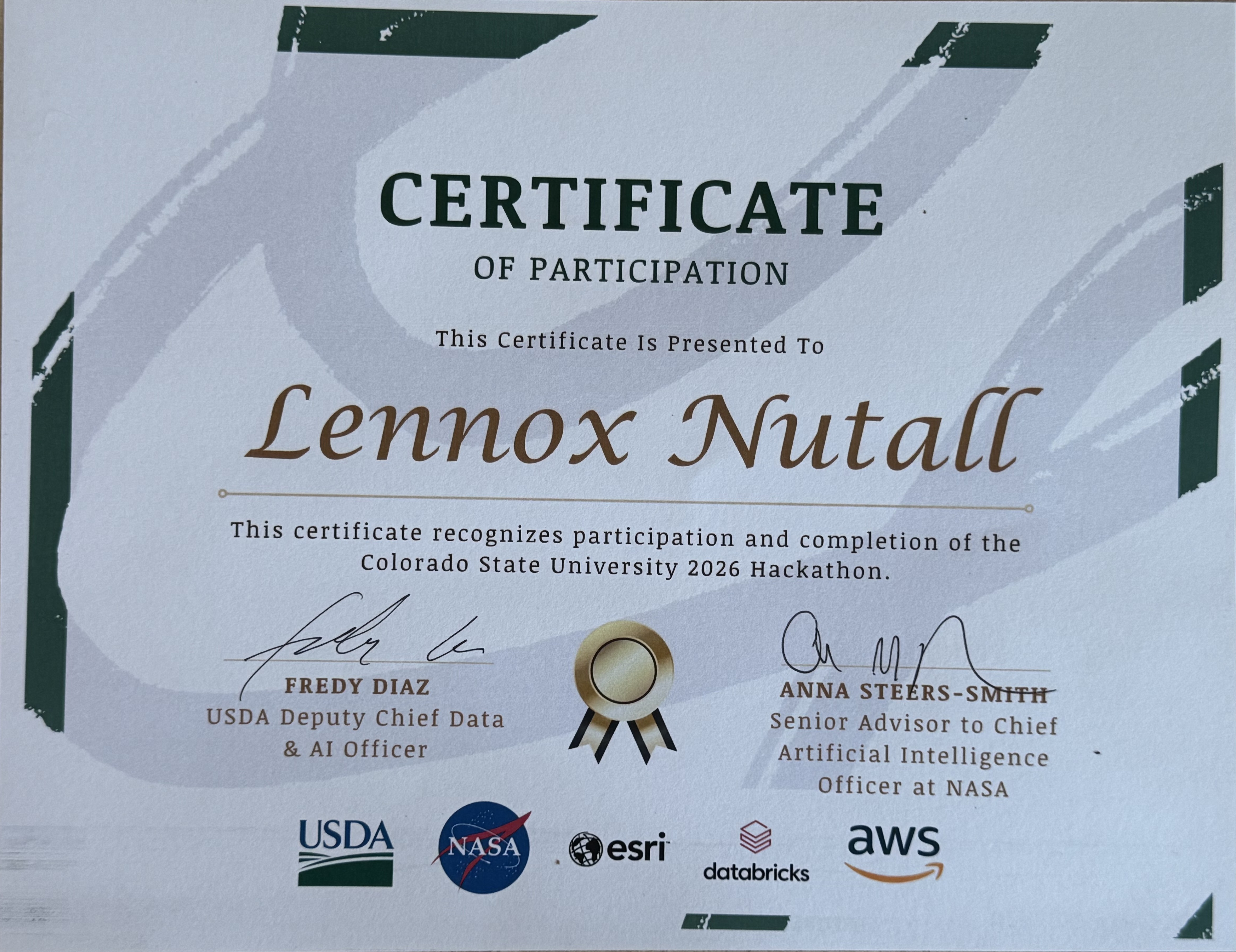 Hackathon Certification 2026